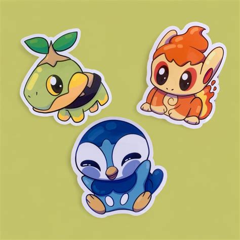 Pokemon Gen 4 Starters