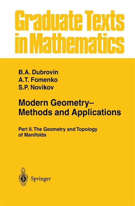 Buy Modern Geometry― Methods and Applications: Part II: The Geometry ...