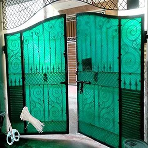 MESH MASTERS UV Resistant 4 X 15 Feet PVC Gate Sheet_Grill Sheet_Gate ...
