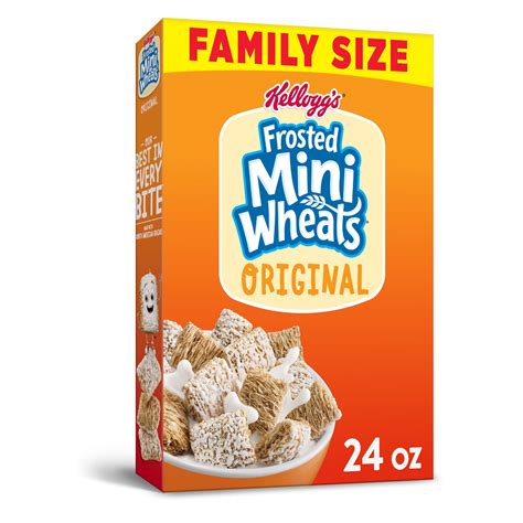 Kellogg's Frosted Mini-Wheats, Breakfast Cereal, Original, Family Size ...