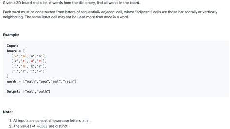 Image result for Word Search LeetCode