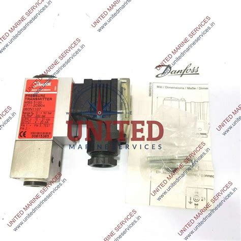 DANFOSS MBS 5100 060N1107 2711-2DB04 PRESSURE TRANSMITTER MBS5100 ...