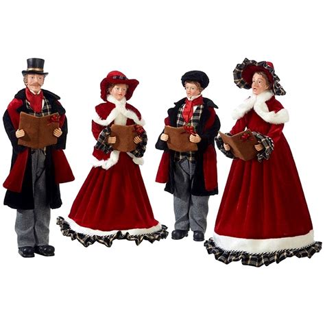 RAZ Imports 18-Inch Christmas Carolers - Set of 4 : Amazon.in: Home ...