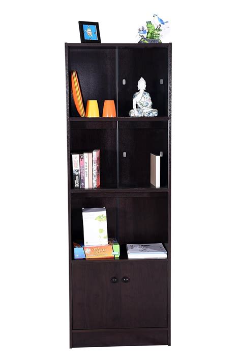 DeckUp Cove Engineered Wood Book Shelf and Display Unit Cabinet (2 ...