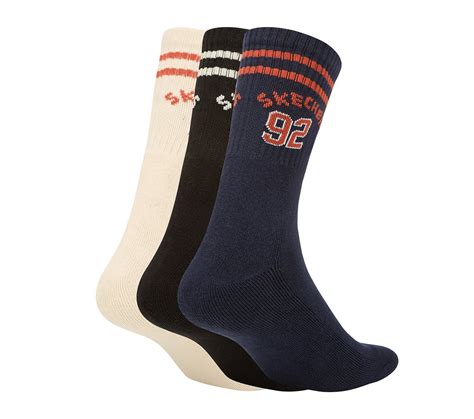 Buy Skechers 3PK MENS 92 HALF TERRY CREW | Mens