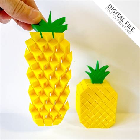 Pixel Pineapple Fidget - STL Files for 3D Printing - Etsy