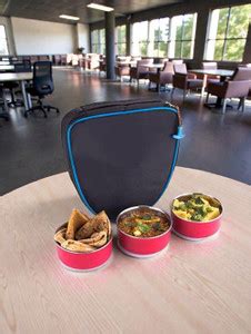 Flipkart.com | Xavvira Lunch Box with 3 Round Steel Containers and ...