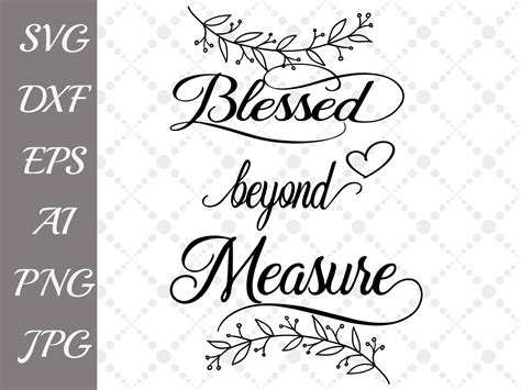 What Does Blessed Beyond Measure Mean at Charles Casale blog
