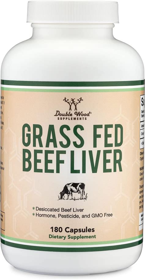 Amazon.com: Grass Fed Beef Liver Capsules - 100% Pasture Raised - No Fillers or Flow Agents ...