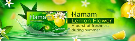 Hamam Lemon Flower, Mint & 100% Pure Neem Oil Soap, 100 g (Pack of 6 ...