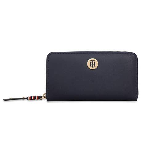 Tommy Hilfiger Canmore Women's Leather Zip Around Wallet — BAGLINE