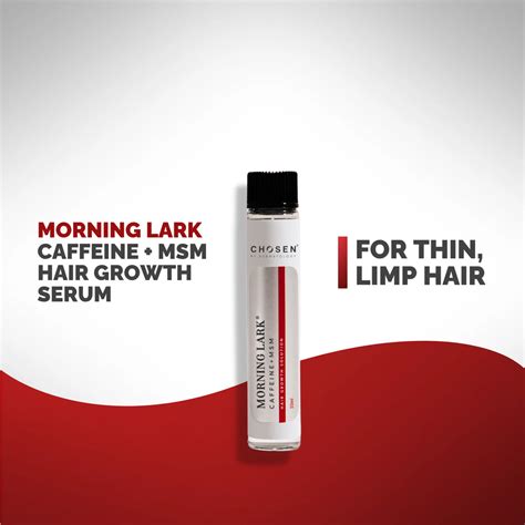 Morning Lark Caffeine + MSM Hair Growth Serum – CHOSEN Store