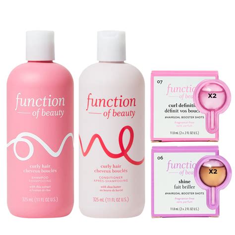 Function of Beauty Curly Hair Shampoo & Conditioner Set with Curl ...