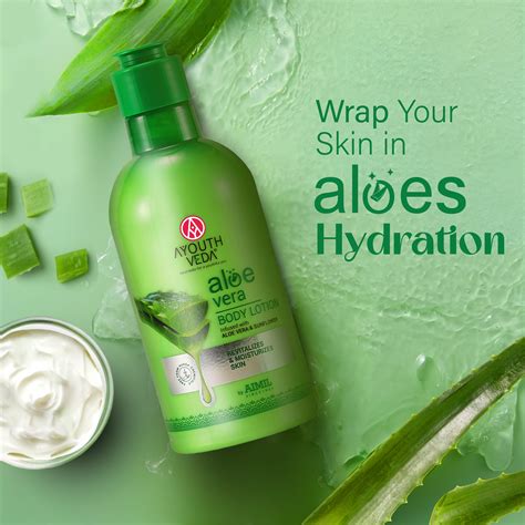 Ayouthveda Aloe Vera Body Lotion | Hydrating & Revitalizing Moisturize