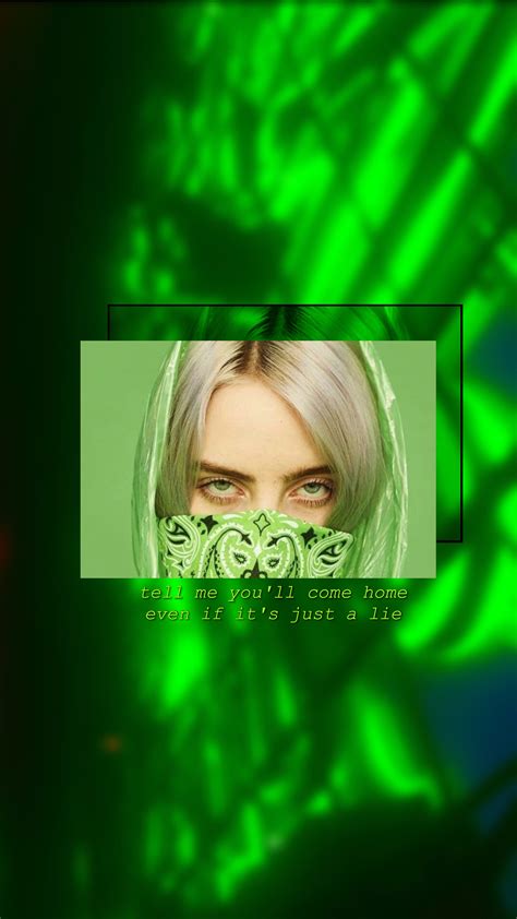 Billie Eilish Aesthetics Green Wallpapers - Wallpaper Cave