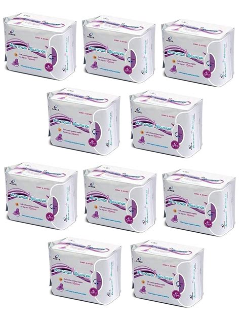 Buy AIRIZ Active Oxygen & Negative Ion Relax Soft Cotton Sanitary ...