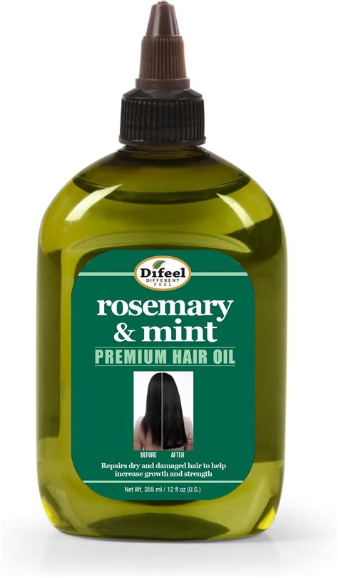 Amazon.com: Difeel Rosemary and Mint Premium Hair Oil with Biotin ...