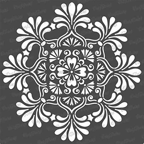CrafTreat Mandala Stencils for Wall Painting for Living Room - Mandala ...