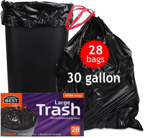 Amazon.com: Hefty Strong Large Trash Bags, 30 Gallon, 56 Count : Health ...