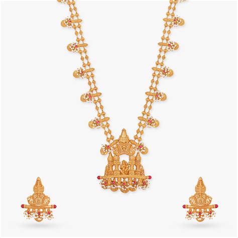 Divine Krishna Tribute Necklace Set