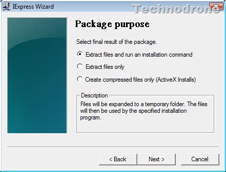 How to create an exe package in Windows • Technodrone