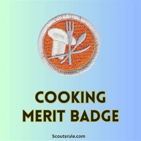 Cooking Merit Badge Requirements