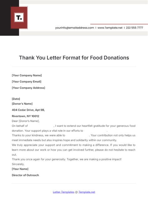 Free Sample Food Allergy Notification Letter Template to Edit Online