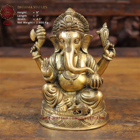 Buy Brass Ganesh Statue & Sculpture Collection | Best Prices Online ...