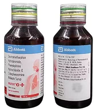 Deletus D Plus Suger Free Raspberry - Bottle of 100 ml Syrup : Amazon ...