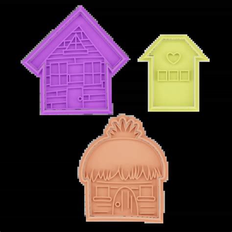 Archivo STL COOKIE CUTTER houses 🍪 ・Modelo de impresión 3D para ...
