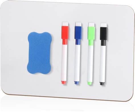 1 Pcs Small Whiteboard, 8.2x11.8 Inch A4 Mini Whiteboards, Mini ...