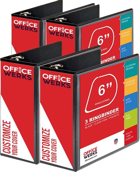 3 Ring Binder, Professional D Ring Binder, Presentation Folder 8.5 x 11 ...