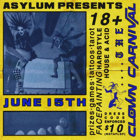 CLOWNCORE (a carnival rave) -- 18+, Asylum Collective, Seattle, 31 ...