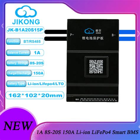 1A 8S-20S 150A Li-ion LiFePo4 Smart BMS Active | Ubuy India