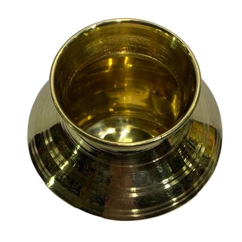 Brass Pooja Kalasam or Kudam or Pot No 1 Size 5.8 inches – Sri Prarthana