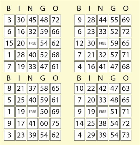 Alphabet Bingo Cards Free Printable