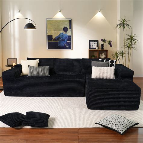 Amazon.com: Cloud Sectional Sofa Couch, Modular Sectional Sofa with ...