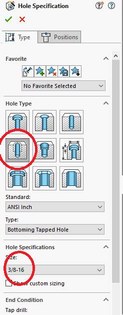 Image result for SolidWorks Add a Through Hole
