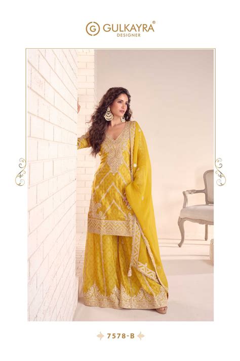 Gulkayra Rangoli Chinon Embroidered Salwar Suit Collection