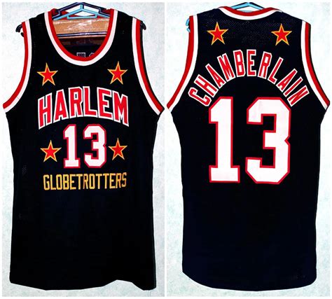 Wilt Chamberlain Jersey - Harlem Globetrotters #13 Custom Basketball ...