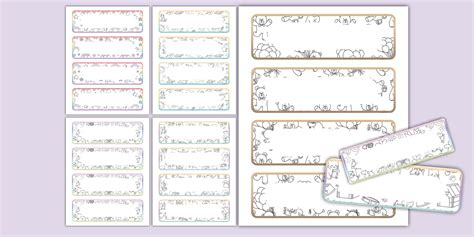Mga Bag Labels - Twinkl Classroom Organisation - Twinkl