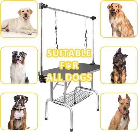 Buy ROOMTEC 36 Dog Grooming Table,Foldable Home Pet Bathing Station ...