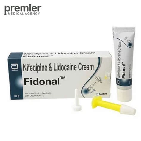 Skin Ointment - Lidocaine and Nifedipine Fidonal Cream Exporter from Nagpur