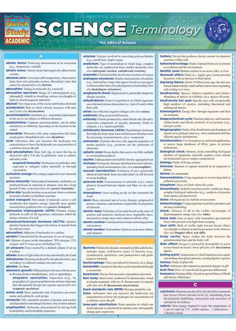 Image result for Science Terminology