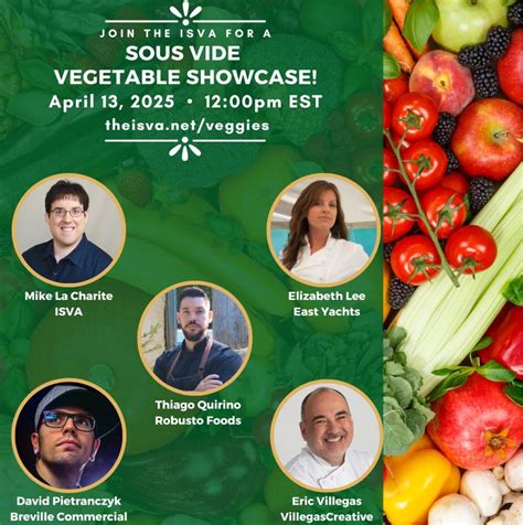 Sous Vide Vegetable Showcase, Online event, Lachhmangarh, 13 April 2025 ...