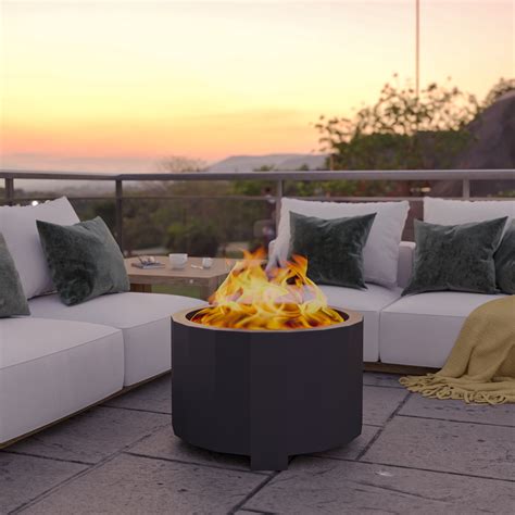 Latitude Run® Portable Commercial Grade Outdoor Smokeless Wood Burning ...