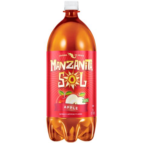 Manzanita Sol Apple Flavored Soda 2L Bottle - Walmart.com