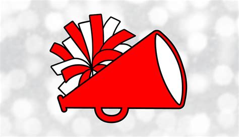 Red Cheer Clip Art