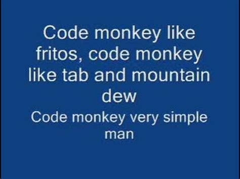 Image result for Code Monkey Cover Songs