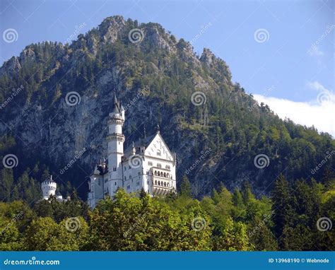 Castle on the rock at noon stock photo. Image of tree - 13968190